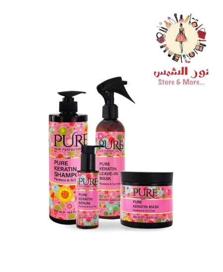 بكج بيور بالكيراتين للعناية بالشعر – Pure Keratin Hair Perfection Set