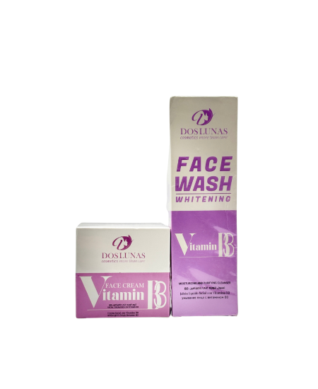 بكج العناية بالوجه بفيتامين B3 من دوس لوناس – Dos Lunas Vitamin B3 Face Care Pack