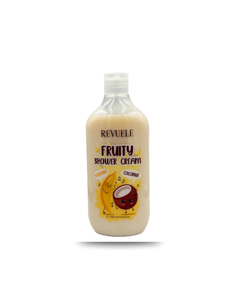 كريم الاستحمام بالموز وجوز الهند من ريفيول – Revuele Fruity Shower Cream Banana & Coconut