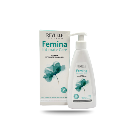 غسول المنطقة الحساسة فيمينا الأخضر – Revuele Femina Gentle Intimate Wash Gel
