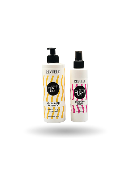 بكج العناية بالشعر الكيرلي من ريفيول – Revuele Curls Up! Hair Care Set