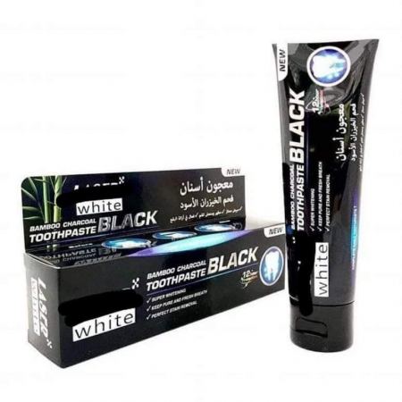 معجون أسنان فحم الخيزران ليزر وايت - Laser White Black Coal Toothpaste